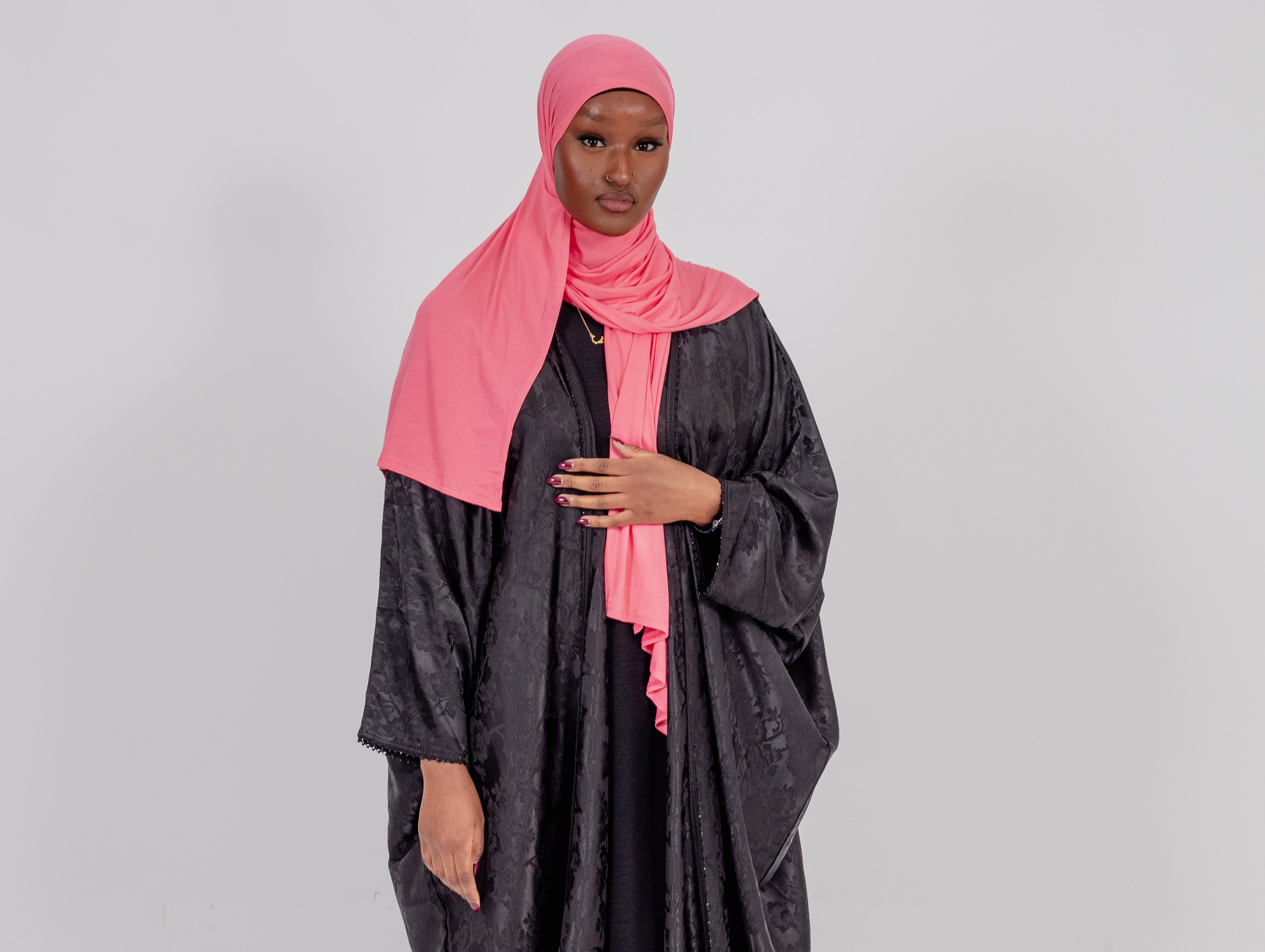 Luxury Bamboo Jersey Double Stitched Hijab