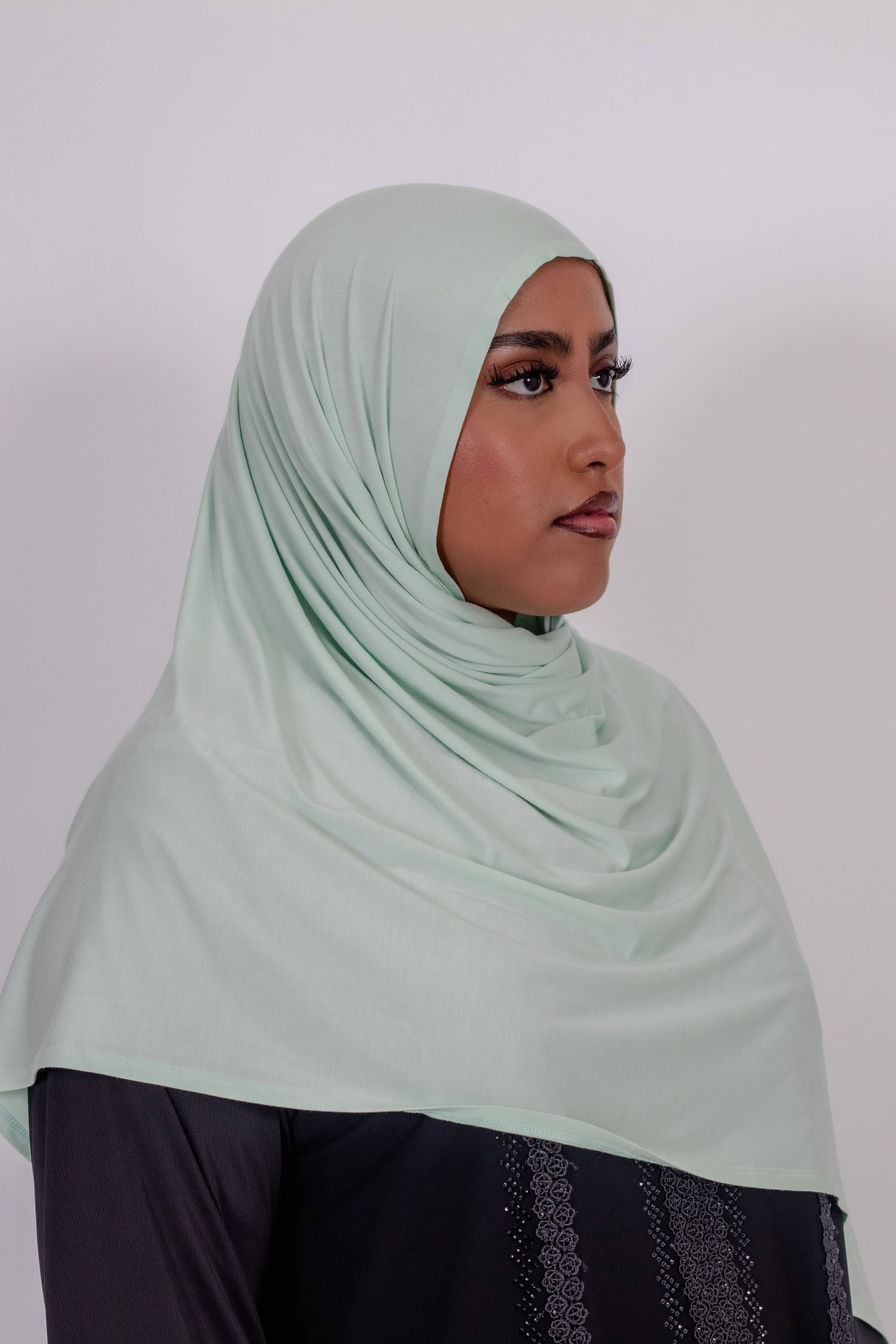 Luxury Bamboo Jersey Double Stitched Hijab