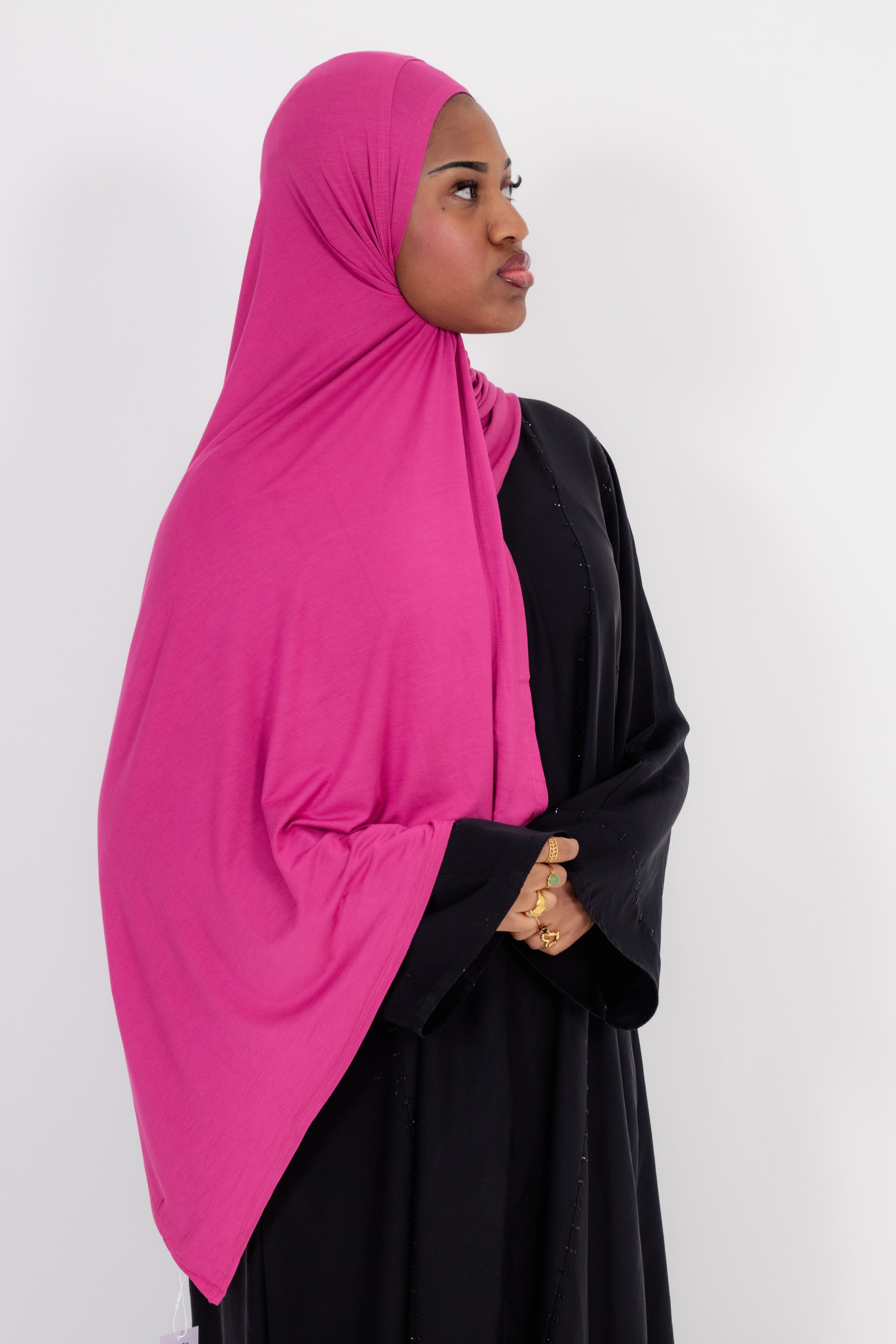 Luxury Bamboo Jersey Double Stitched Hijab