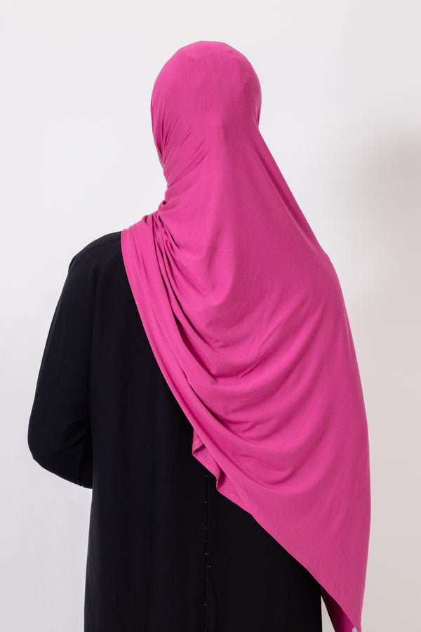 Luxury Bamboo Jersey Double Stitched Hijab