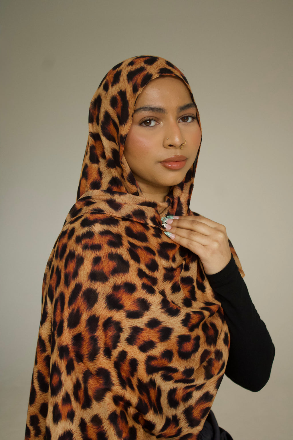 Premium Leopord Printed Modal Hijabs