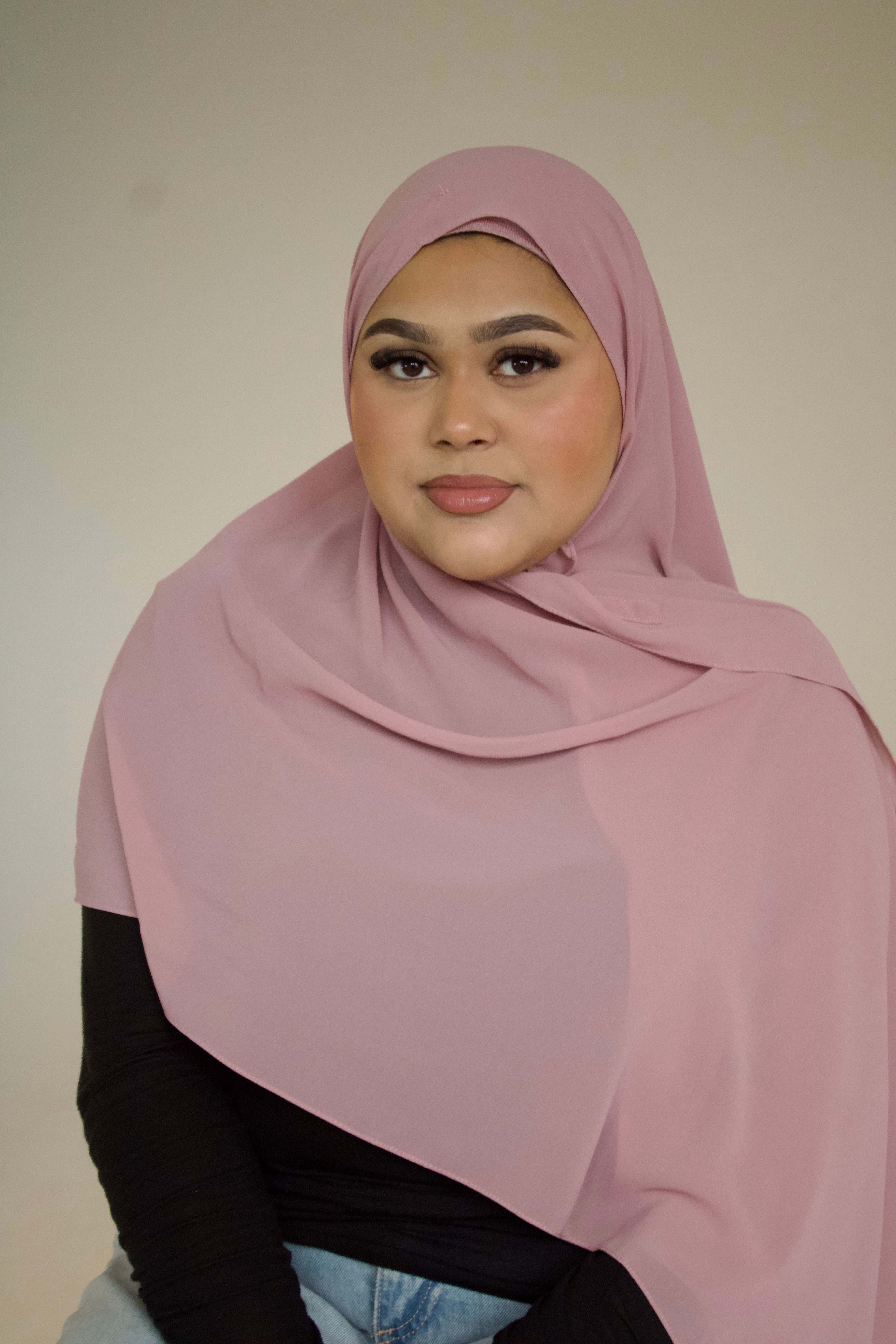 NEW PREMIUM Chiffon with Magnet Instant Hijab