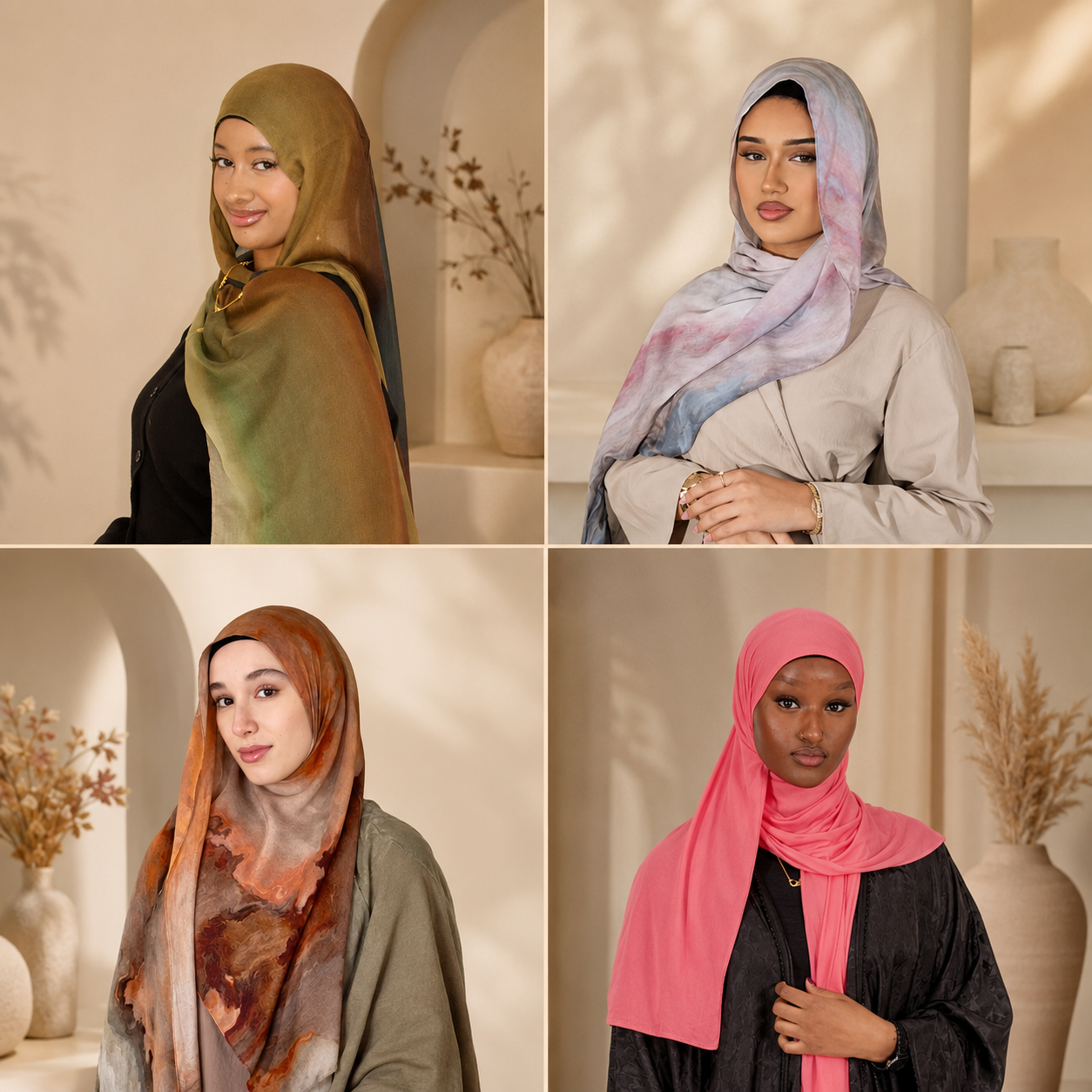 Comparison chart showing Ayaarah hijab quality and features.