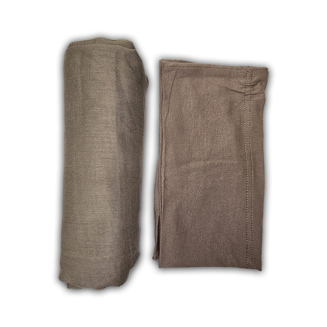 Premium Bamboo Modal Hijab with Cotton/Spandex Undercap – Soft, Breathable, Non-Slip Headscarf Set