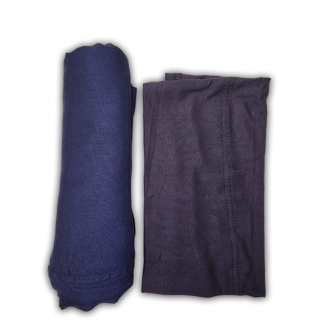 Premium Bamboo Modal Hijab with Cotton/Spandex Undercap – Soft, Breathable, Non-Slip Headscarf Set