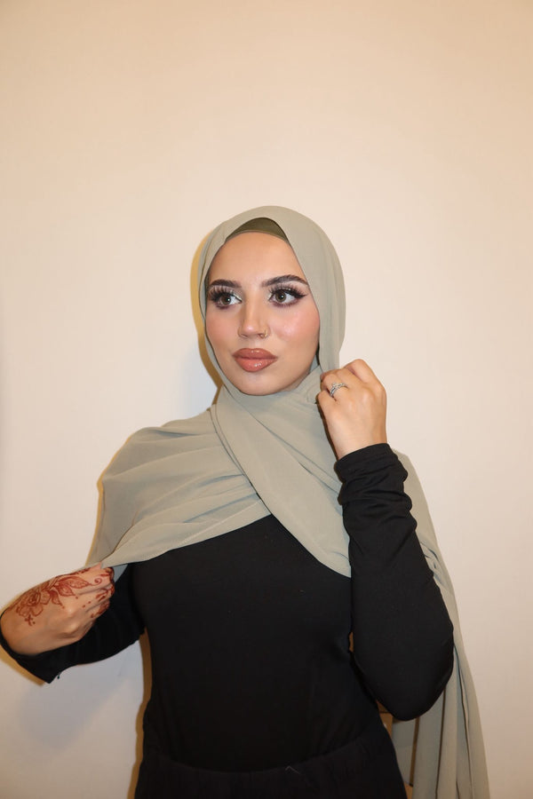 NEW AND IMPROVED PREMIUM Chiffon with Magnet Instant Hijab